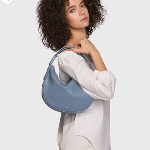 NWT MATT & NAT Angie vegan clutch in sky blue NWT